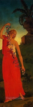  Cezanne Canvas - The Four Seasons Spring Paul Cezanne